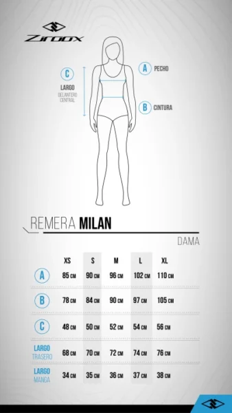 JERSEY ZIROOX DAMA MILAN FLOW - Image 3